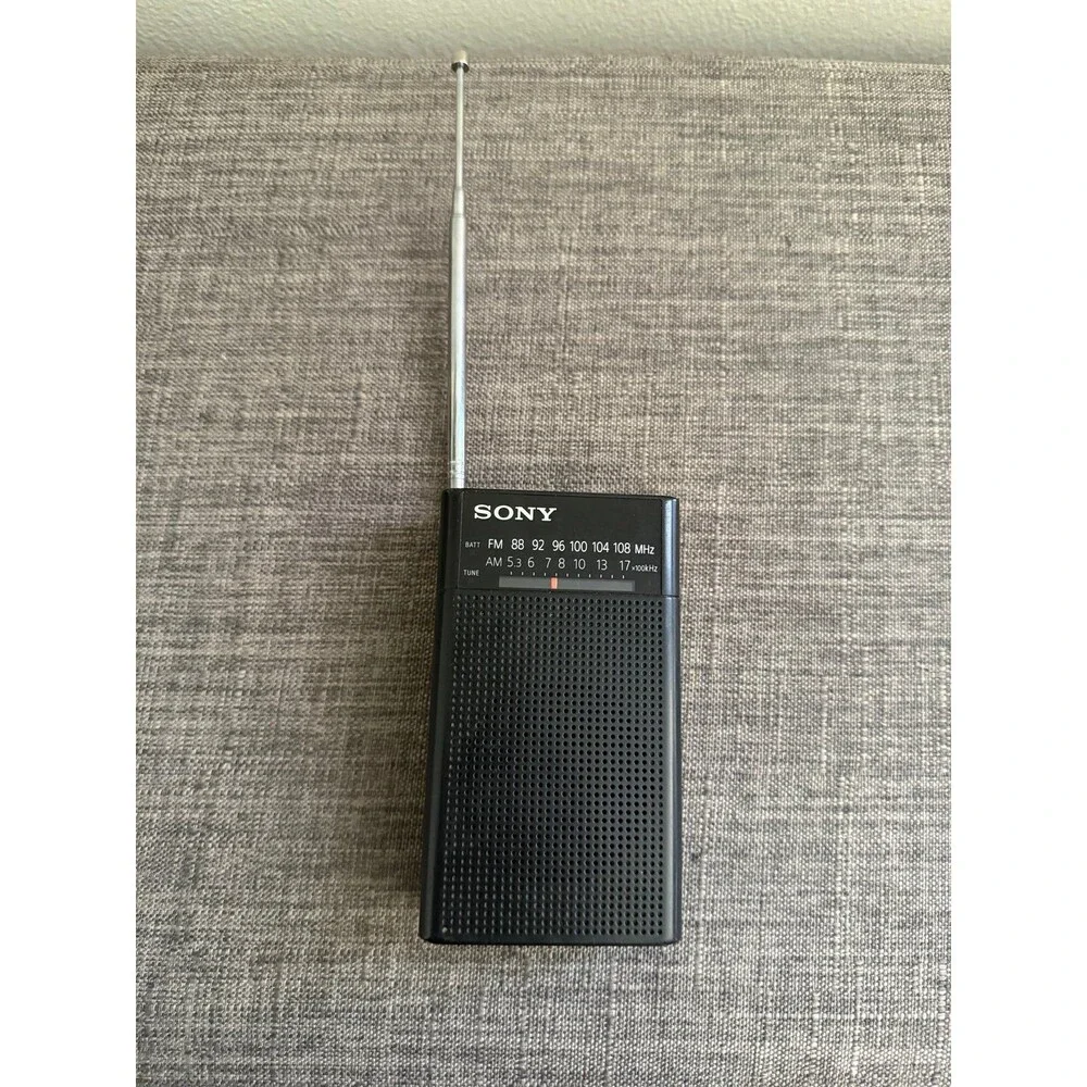 Vintage Sony ICF-P26 Portable Pocket FM/AM Radio *Tested*